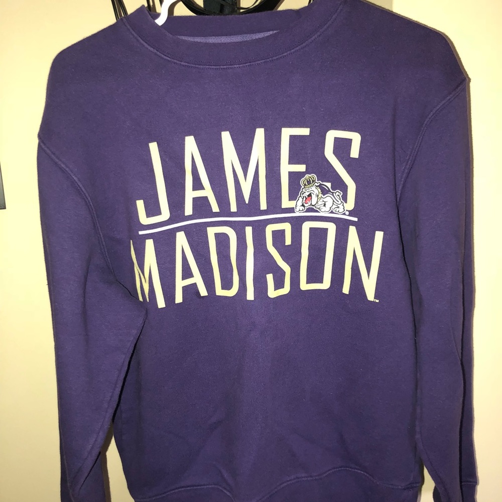 JMU purple sweatshirt/crewneck